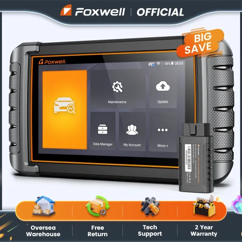 أداة تشخيص السيارة بلوتوث FOXWELL NT809BT Obd2 جميع الأنظمة ثنائية الاتجاه 30+ قارئ رمز إعادة الضبط Obd2 الماسح الضوئي للسيارات - AliExpress 34