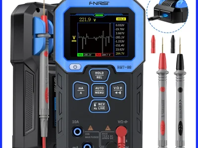 جهاز قياس رقمي احترافي FNIRSI DMT-99 – بعداد ذكي 9999 وشاشة عالية الدقة، يدعم حتى 1000 فولت و10A، RMS حقيقي، متعدد الوظائف للتيار المتردد والمستمر