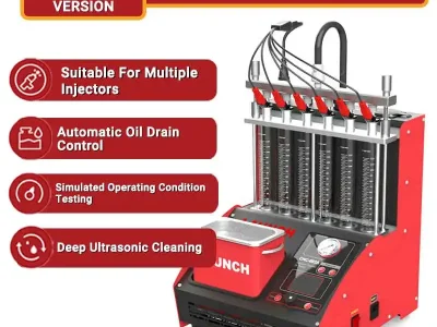 LAUNCH CNC603A جهاز تنظيف البخاخات