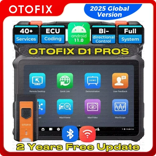 اكتشف قوة التشخيص الذكي مع OTOFIX D1 PROS – جهاز احترافي بترميز ECU وتحكم ثنائي، أسرع تشخيص بدعم تقنيات CAN FD وDoIP وتحديثات مجانية لمدة عامين!