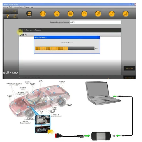⁦برنامج CAN Clip V236 – أداة تشخيص و برمجة احترافية لأنظمة رينو، متعددة اللغات، تدعم Reprog وCan-M لتسهيل أعمال الورش الفنية⁩ - الصورة ⁦4⁩
