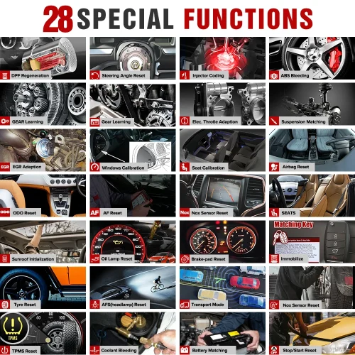 ⁦ماسح ضوئي ThinkCar-Thinktool Max 2 ، ماسح ضوئي OBD2 كامل النظام ، AF DPF IMMO 28 ، إعادة ضبط الترميز ECU ، أصلي⁩ - الصورة ⁦3⁩