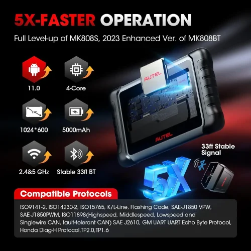 ⁦Autel MaxiCom MK808K-BT Pro⁩ - الصورة ⁦6⁩