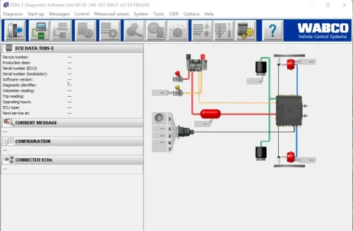 ⁦برنامج Wabco TEBS-E 7.0 PK: أداة تشخيص الشاحنات متعددة اللغات مع تفعيل KEYGEN ودعم تثبيت مجاني⁩ - الصورة ⁦3⁩