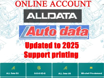 2025 ALLDATA النسخة الكاملة للحساب عبر الإنترنت