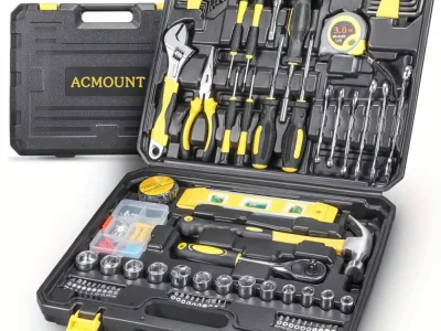 مجموعة أدوات Acmount – 108 قطعة عملية مصممة خصيصًا لتلبية احتياجات الحرفيين في أعمال التركيب والصيانة اليومية