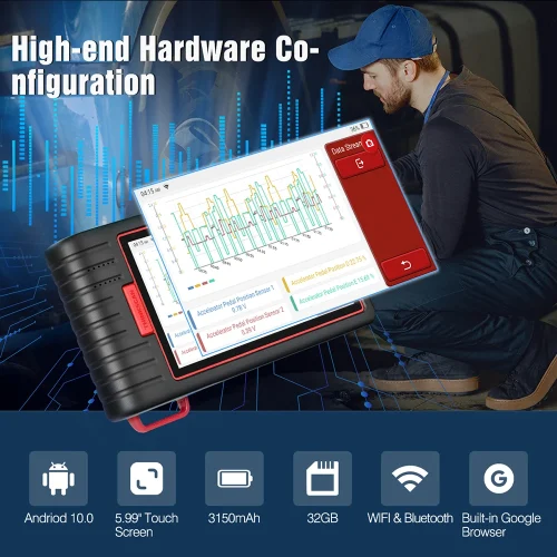 ⁦ماسح ضوئي ThinkCar-Thinktool Max 2 ، ماسح ضوئي OBD2 كامل النظام ، AF DPF IMMO 28 ، إعادة ضبط الترميز ECU ، أصلي⁩ - الصورة ⁦5⁩