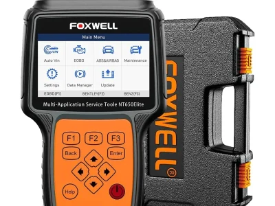 FOXWELL NT650 Elite Wireless Obd2 الماسح الضوئي ABS SRS أدوات التشخيص 26 إعادة تعيين A/F ضبط قارئ الرمز ثنائي الاتجاه للسيارات