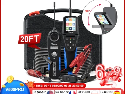 “VDIAGTOOL V500PRO: جميع أدوات فحص دوائر الكهرباء في جهاز واحد – من مقياس متعدد إلى راسم ذبذبات!”