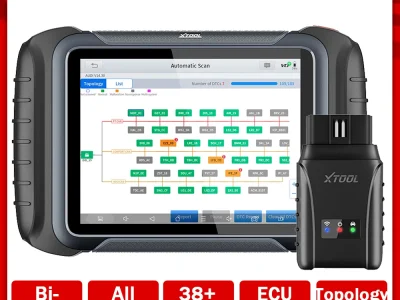 أداة تشخيص السيارات XTOOL D8W – الترقية الأحدث من D8BT، تدعم DoIP، تشخيص شامل لجميع الأنظمة، برمجة المفاتيح، ترميز وحدة التحكم الإلكترونية، و38+ وظيفة إعادة تعيين، مع دعم CANFD الحديث
