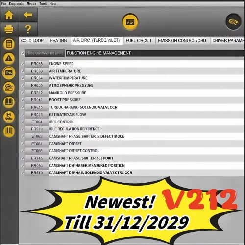 Renault CAN Clip – أحدث إصدار SW V215 V213 V212 V230 V209 V220 + Reprog V191 + Dialogys V4.72