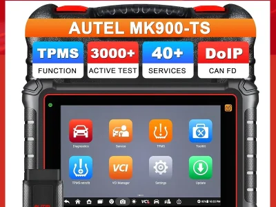 Autel MK900-TS – جهاز تشخيص ثنائي الاتجاه مع TPMS كامل و40+ خدمة احترافية