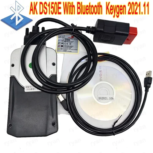 لـ Autocoms AK DS150E مع بلوتوث 2021.11 Keygen لـ Delp DS150E V9.1 Obd2 سيارات شاحنات obd ii أدوات تشخيص الماسح الضوئي